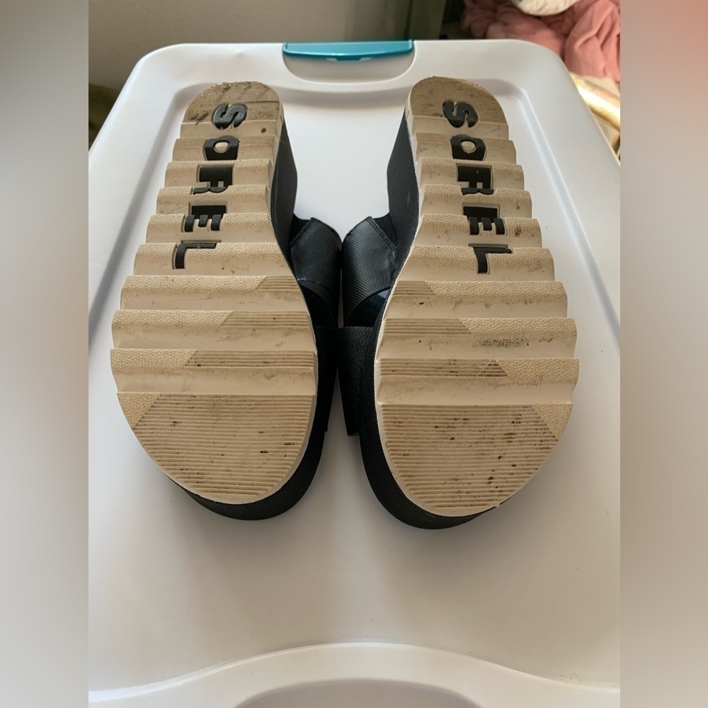 Sorel Womens Cameron platform slides sandals. 10 - Picture 7 of 7